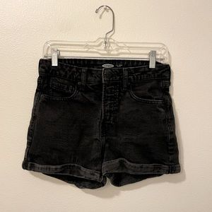 Black Old Navy high waisted shorts - size 6